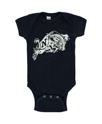 Newborn and Infant Boys and Girls Navy Navy Midshipmen Big Logo Bodysuit