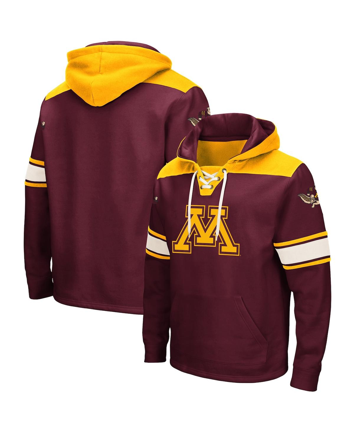 Colosseum Men's  Maroon Minnesota Golden Gophers 2.0 Lace-up Pullover Hoodie