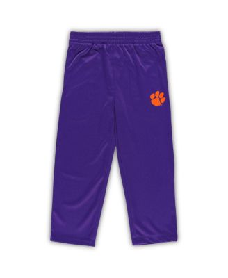 Toddler Boys and Girls Orange, Purple Clemson Tigers Red Zone Jersey and Pants Set