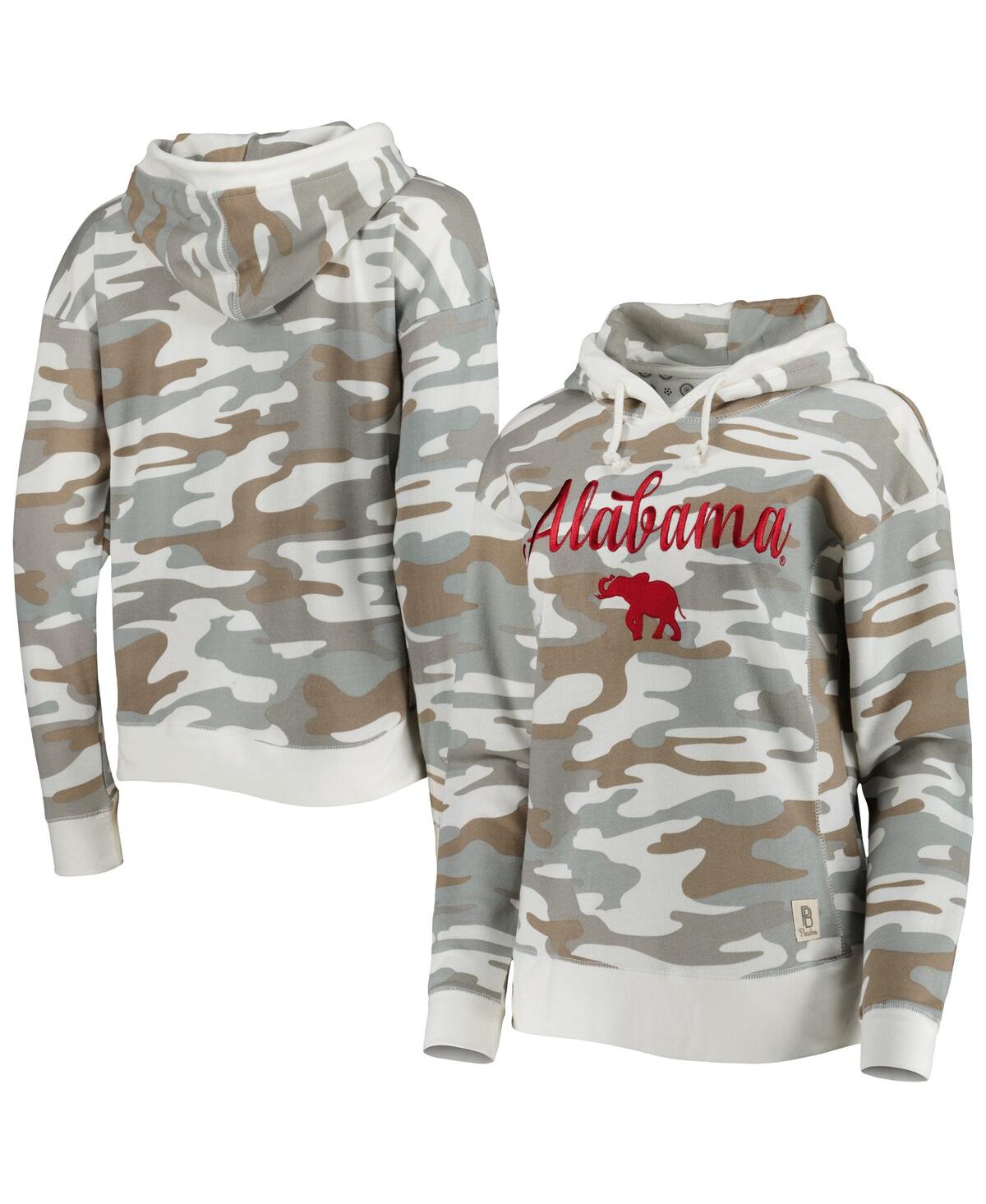 Shop Pressbox Women's  Camo Alabama Crimson Tide San Pablo Pullover Hoodie