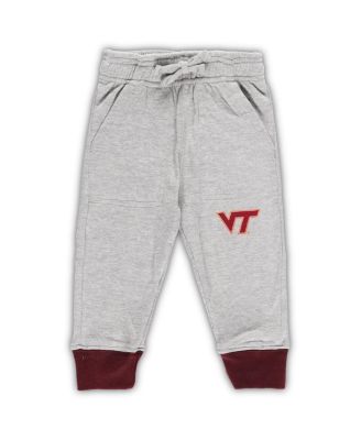 Infant Boys and Girls Heather Gray Virginia Tech Hokies Jie Jie Long Sleeve Bodysuit and Pants Set