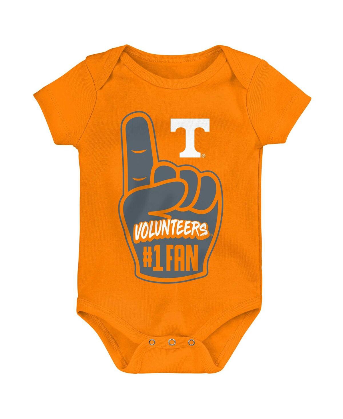 Shop Outerstuff Newborn And Infant Boys And Girls Tennessee Orange Tennessee Volunteers #1 Fan Foam Finger Bodysuit