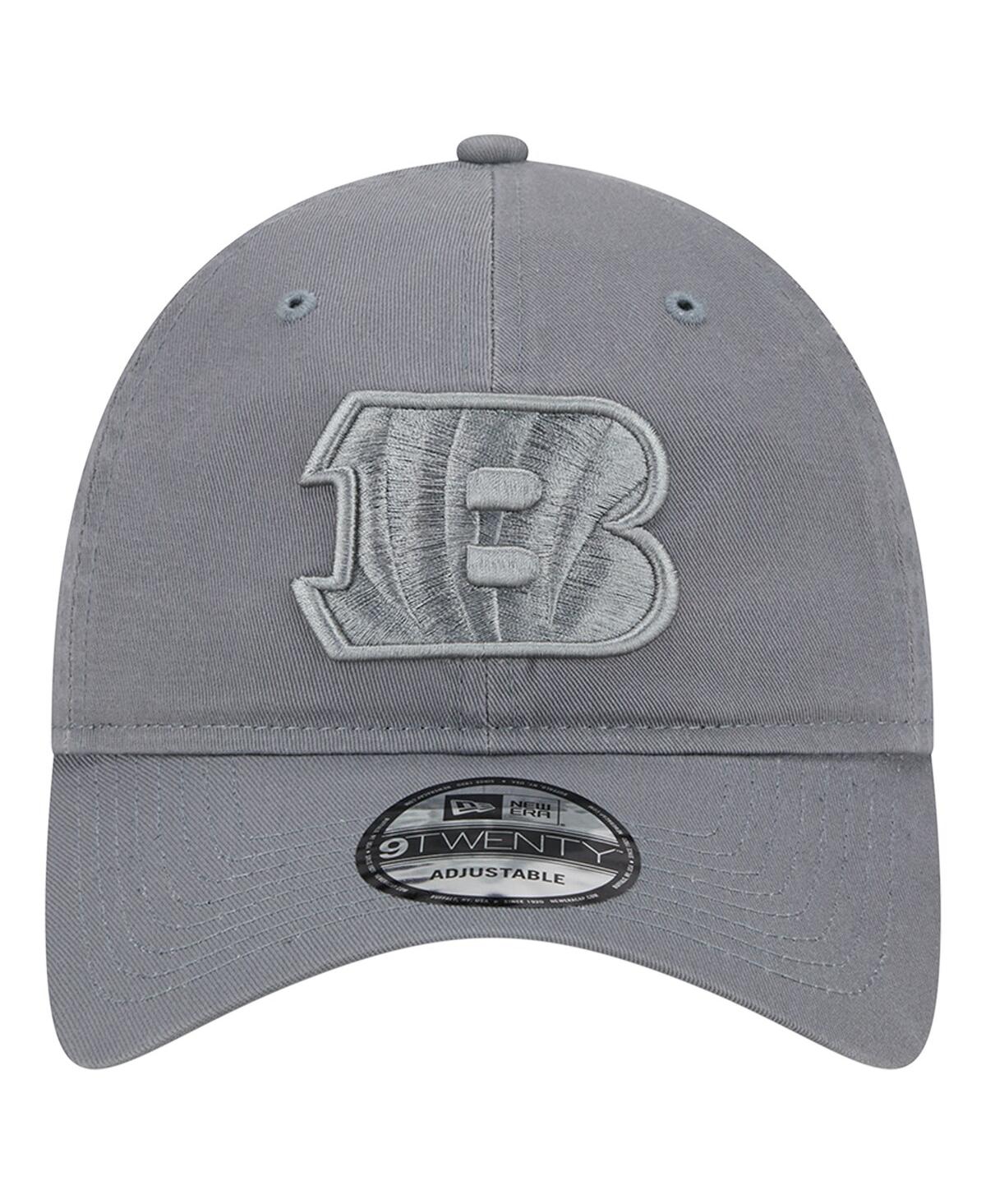 New Era Men's  Gray Cincinnati Bengals Color Pack 9twenty Adjustable Hat In Gray