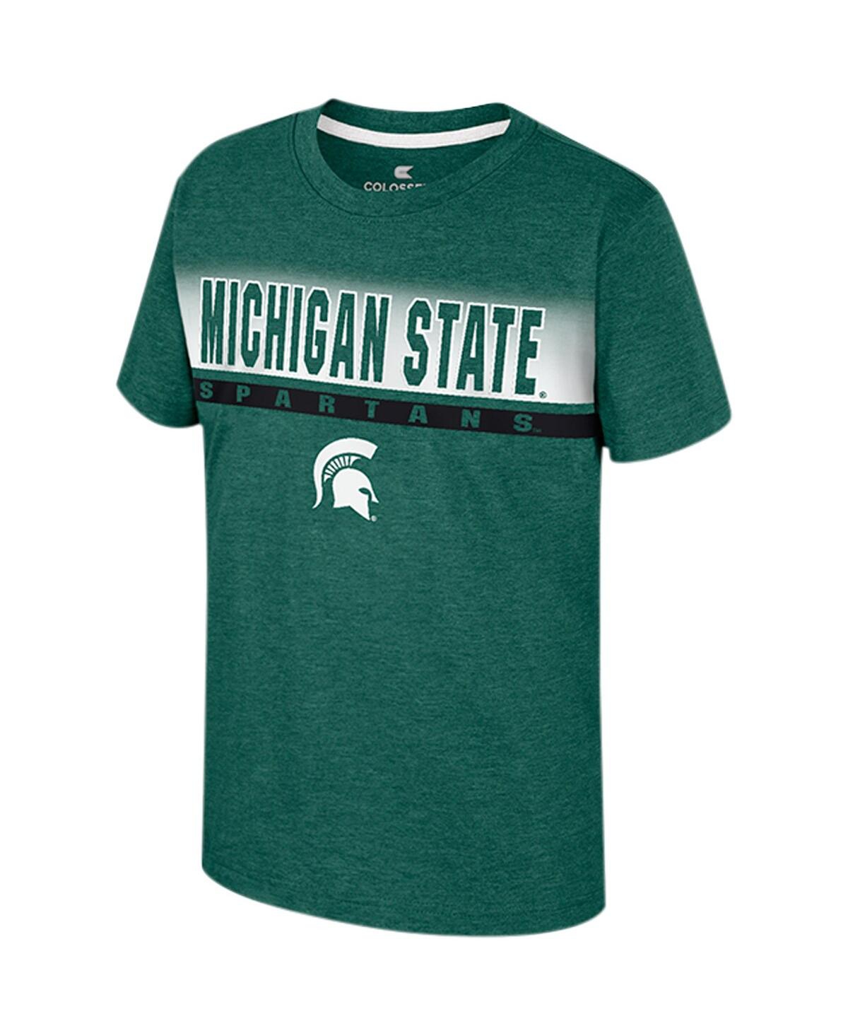 Shop Colosseum Big Boys  Green Michigan State Spartans Finn T-shirt