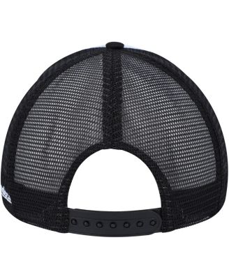 Men's and Women's White, Black Cobra Kai 84 Snapback Hat