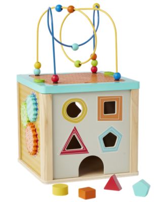 Wooden Activity Cube Set, Created for you by Toys R Us