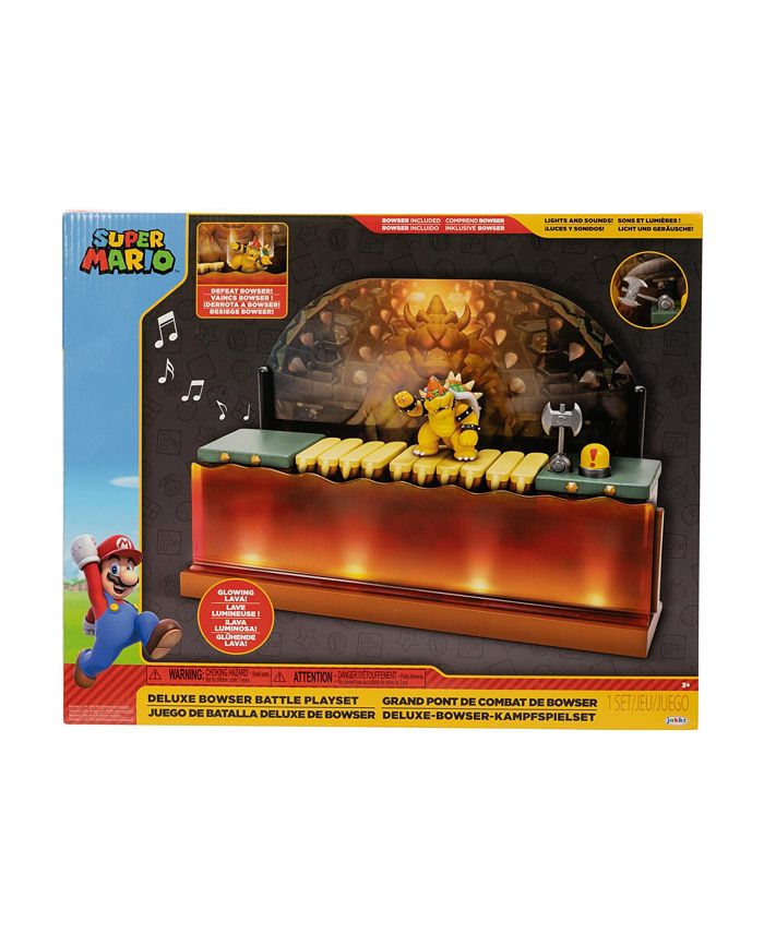 Playset Nintendo Mario Château de Bowser Deluxe - Dioramas - Achat & prix