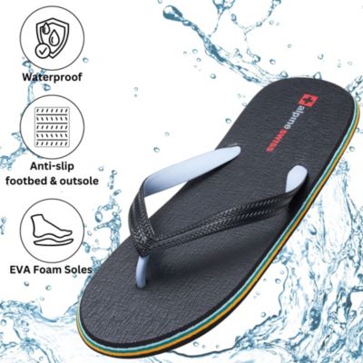Men's Flip Flops | Ultra-light Thin EVA foam Sandals for Beach Pool Everyday Wear | Simple Flexible Flip Flops for Men