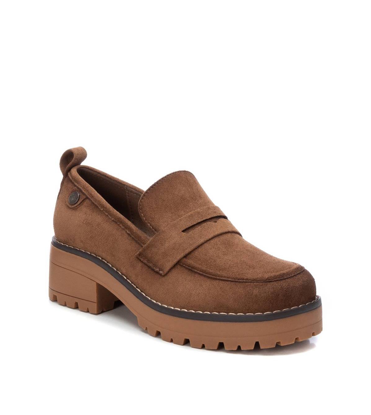 Women's Suede Moccasins By - Camel