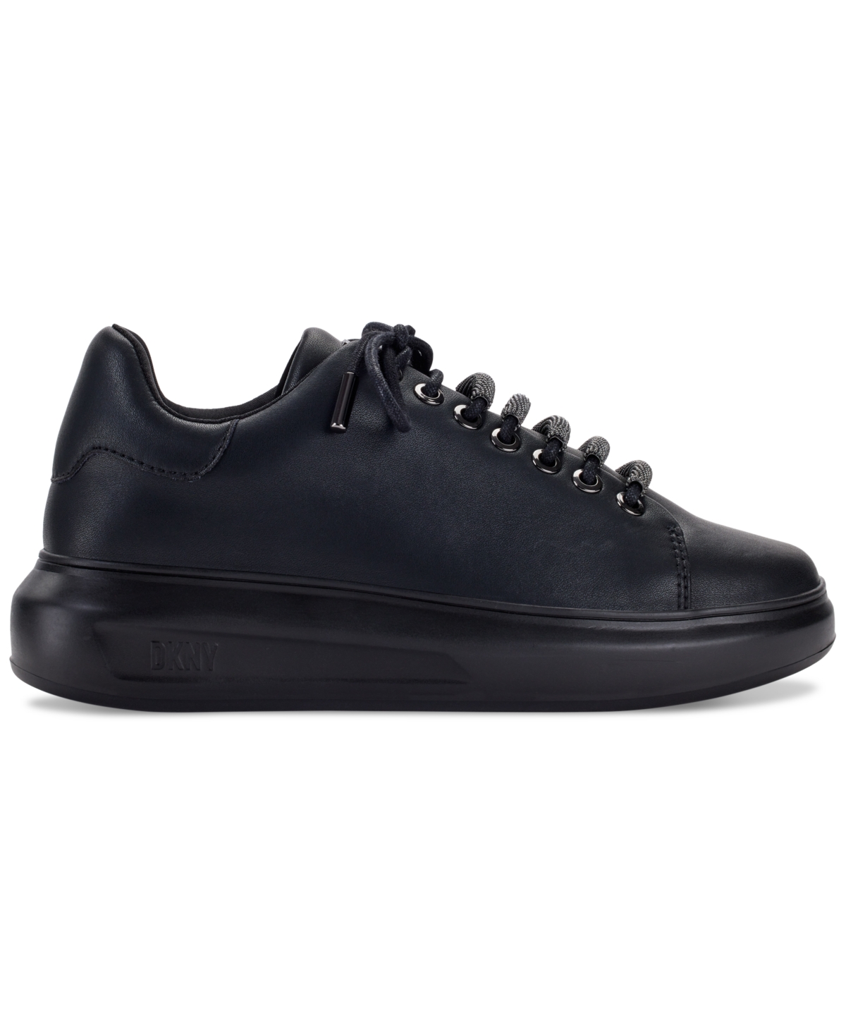 Dkny Jewel Lace-up Low-top Sneakers In Black