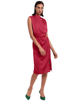 Donna morgan deals red dress