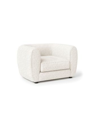 Valerian 45" Boucle Fabric Club Chair