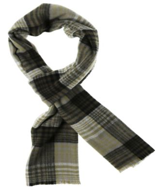 Men's Shadow Plaid Scarf