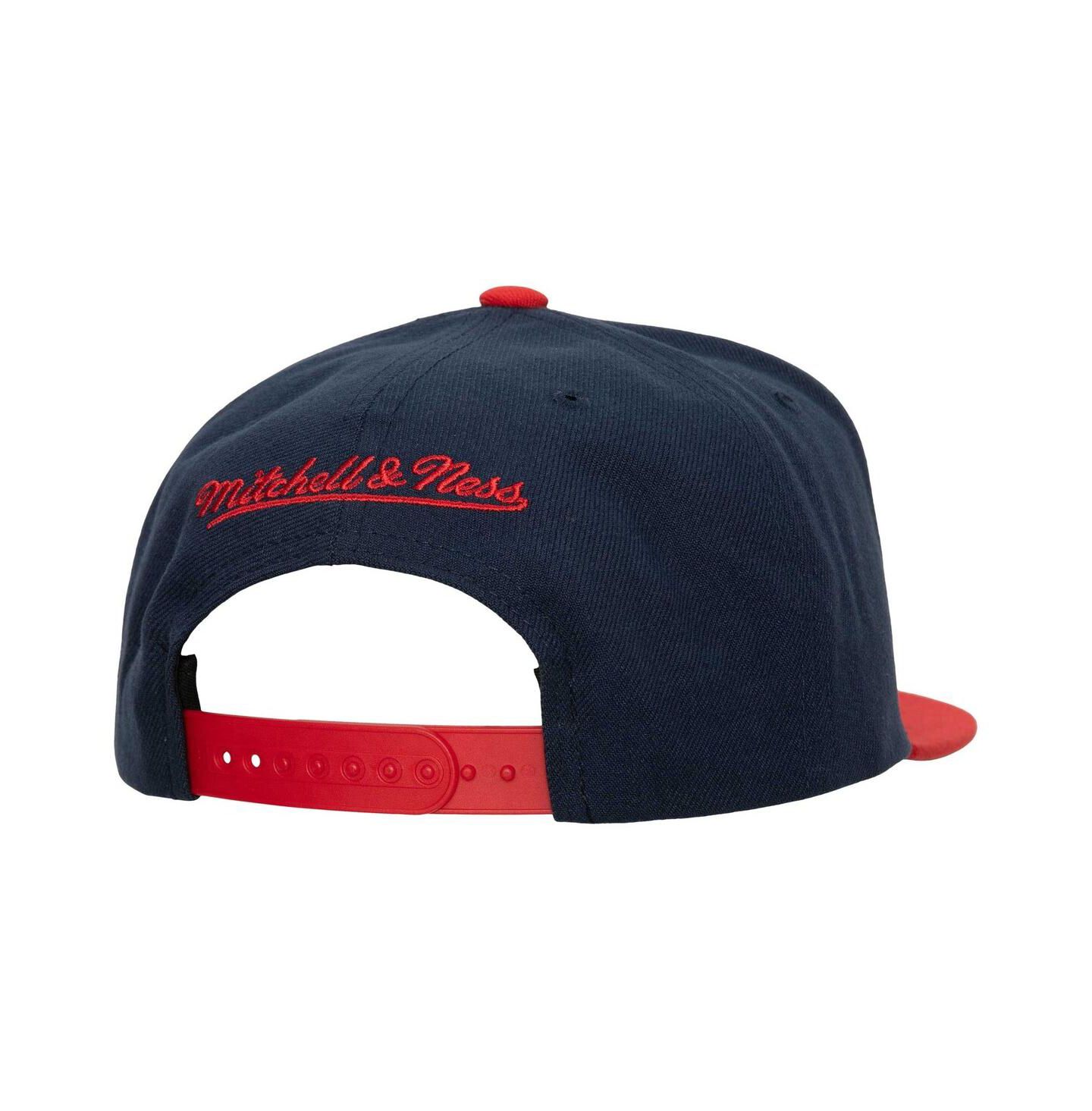 Мужская кепка Mitchell & Ness Navy Florida Panthers Core Team Ground 2.0 Snapback Hat — фото 2