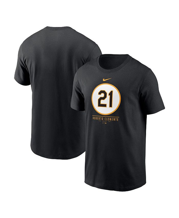 Nike Men's Roberto Clemente Black Pittsburgh Pirates The Great One ...