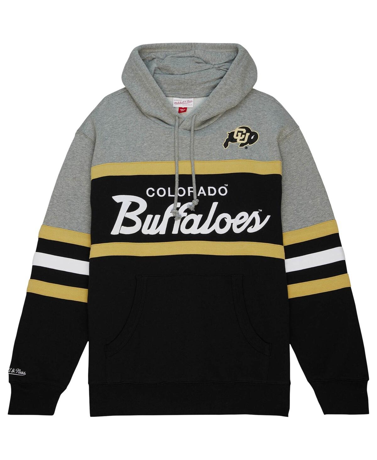 Men's Mitchell & NessColorado Buffaloes Head Coach Pullover Hoodie - Black