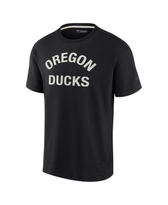 Men's and Women's Black Oregon Ducks Super Soft Short Sleeve T-shirt