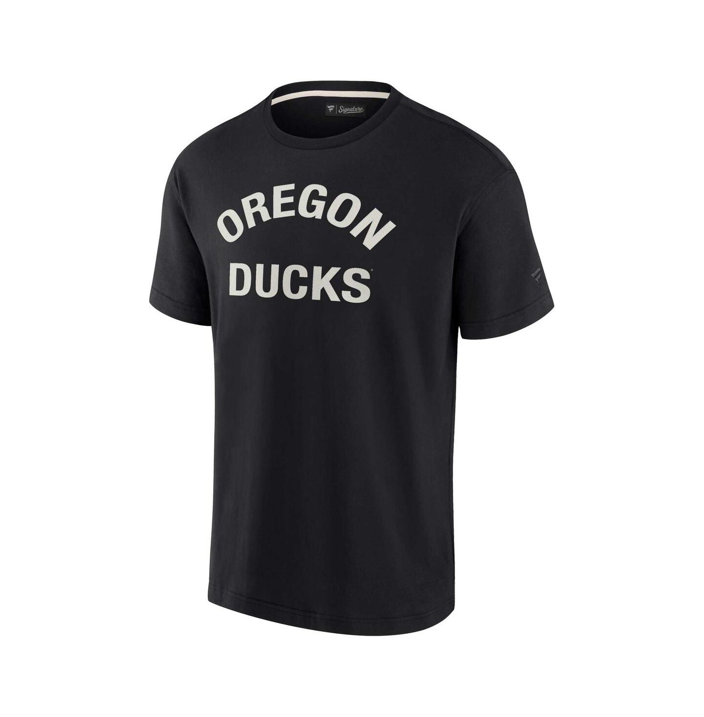 Футболка Fanatics Signature Black Oregon Ducks Super Soft Short Sleeve — фото 2