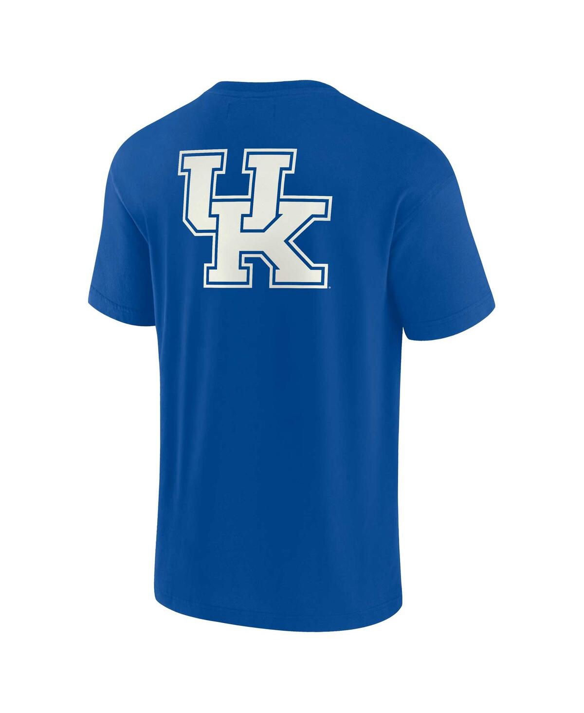 Shop Fanatics Signature Men's And Women's  Royal Kentucky Wildcats Super Soft Short Sleeve T-shirt