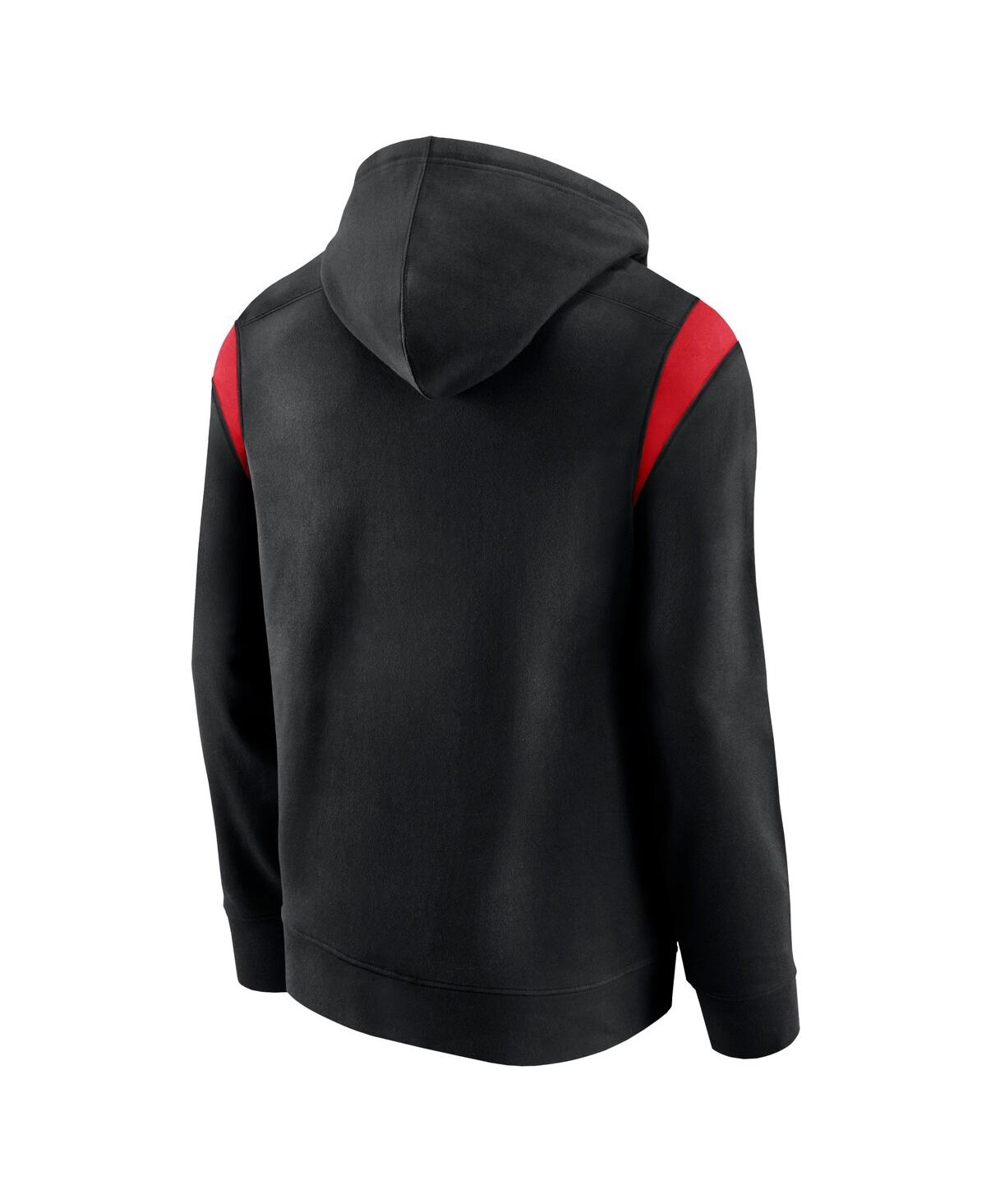 Fanatics Men's  Black Texas Tech Red Raiders Gym Rat Pullover Hoodie In Black