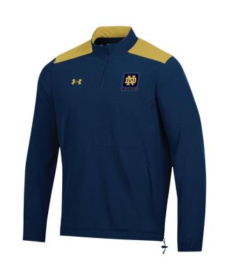 Men's Navy Notre Dame Fighting Irish 2023 Motivate&nbsp;Half-Zip Top