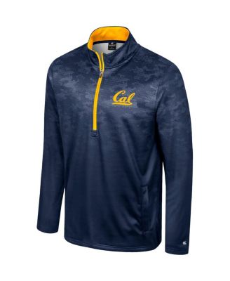 Men's Navy Cal Bears The Machine Half-Zip Jacket