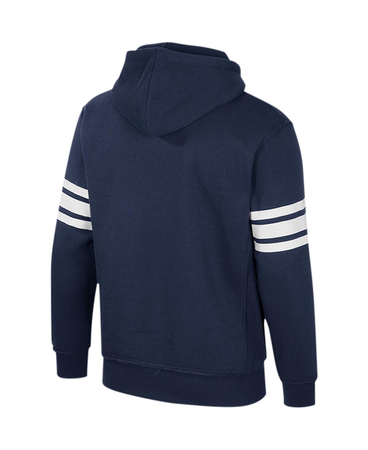 Colosseum Navy Penn State Nittany Lions Saluting Pullover Hoodie In Navy