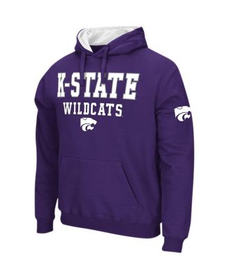 Men's Purple Kansas State Wildcats Sunrise Pullover Hoodie
