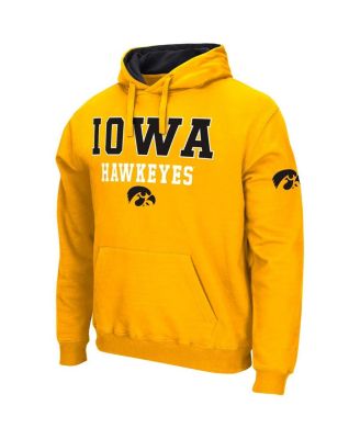 Men's Gold Iowa Hawkeyes Sunrise Pullover Hoodie