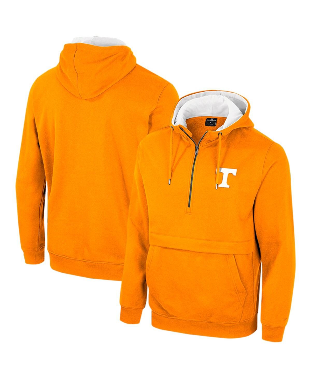 Colosseum Men's  Tennessee Orange Tennessee Volunteers Half-zip Hoodie