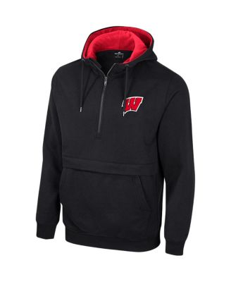 Men's Wisconsin Badgers Half-Zip Hoodie