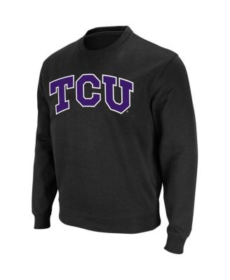Men's TCU Horned Frogs Arch & Logo Crew Neck Sweatshirt