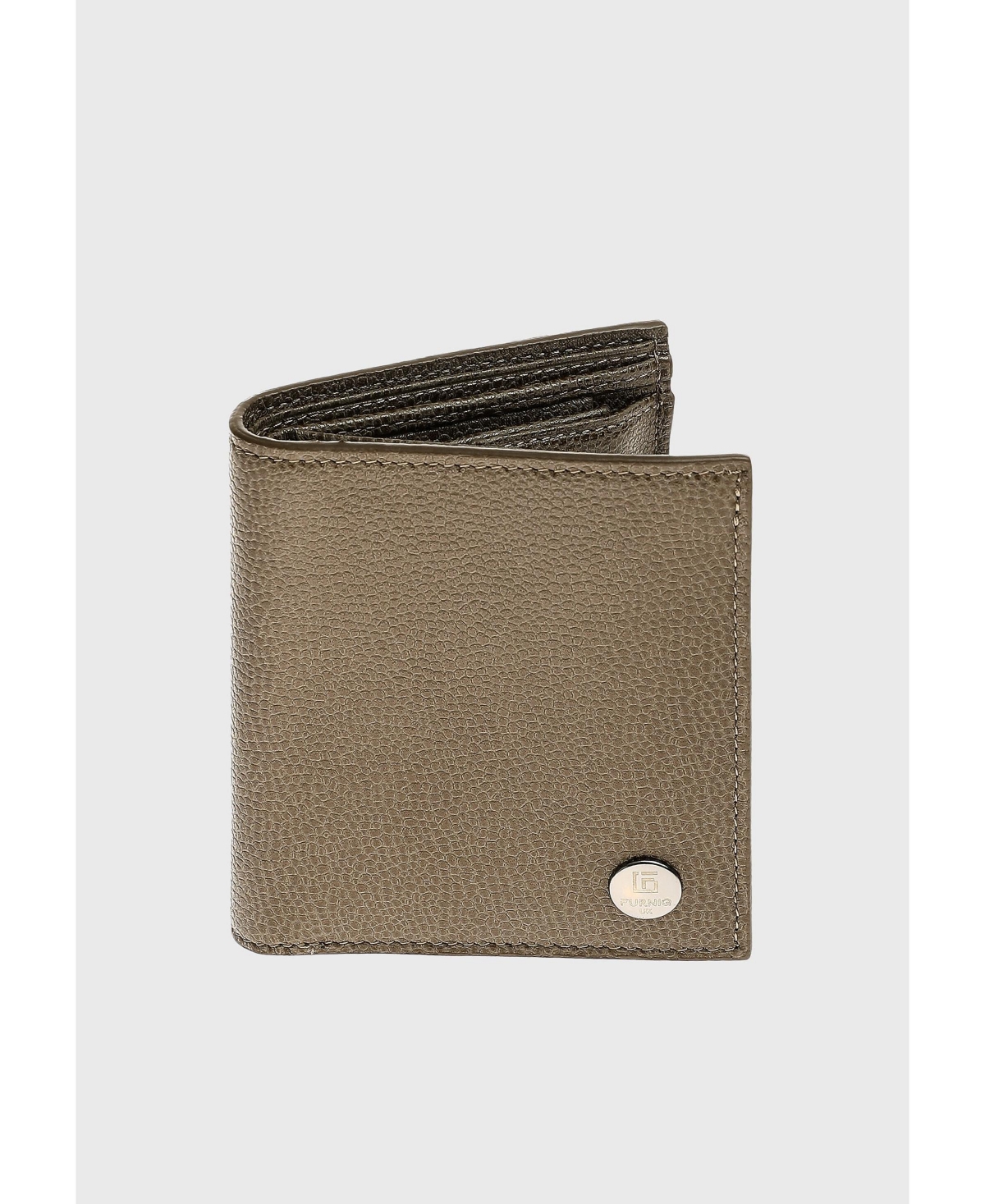 Men's Genuine Leather Caviar Pattern Trifold Wallet - Caviar pattern mouse