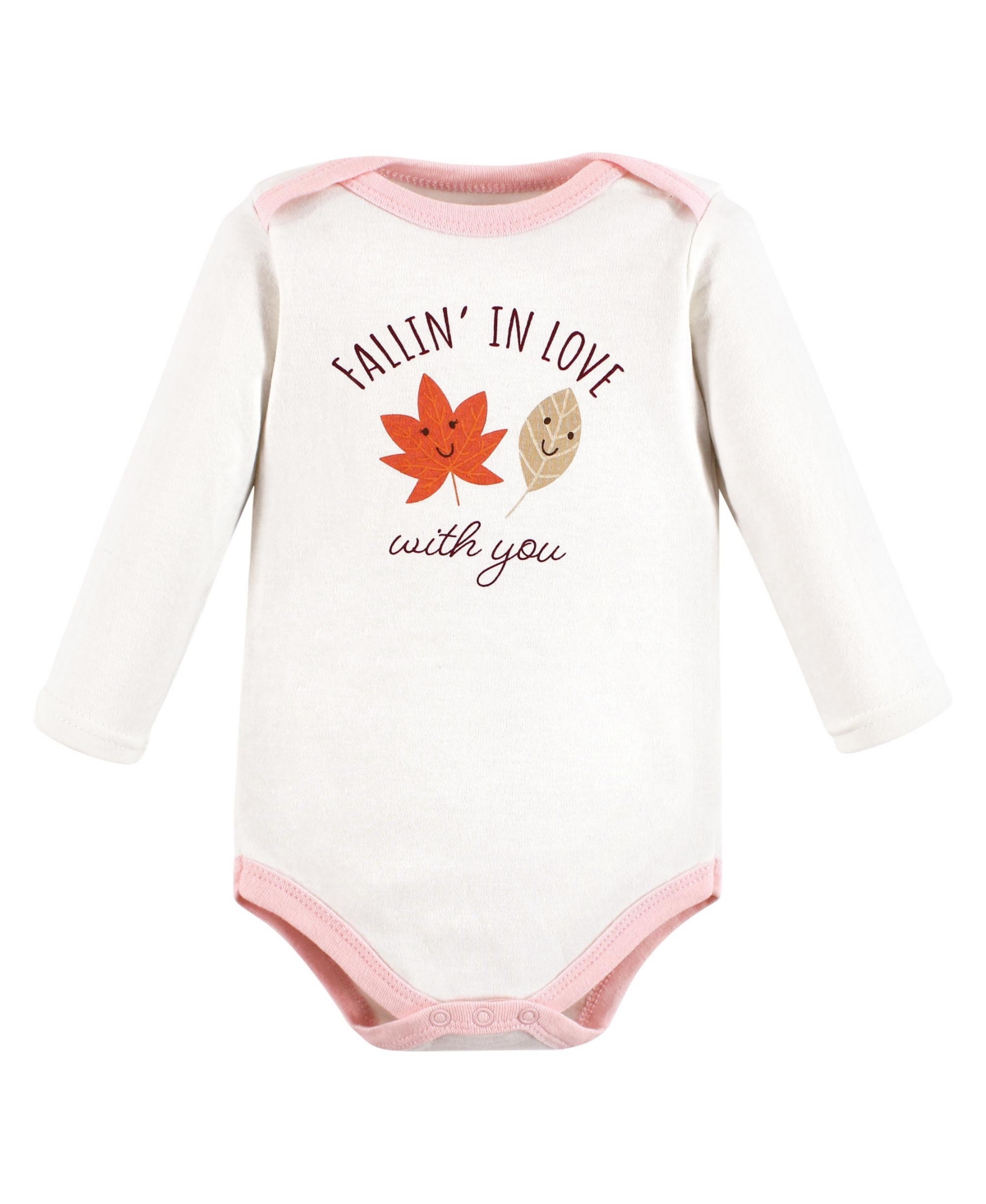 Hudson Baby Baby Girls Cotton Long-Sleeve Bodysuits,3-Pack - Fall
