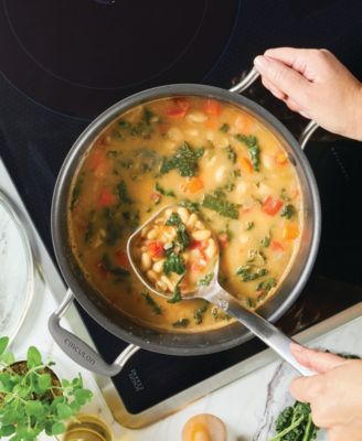A1 Series with ScratchDefense Technology Aluminum 8-Quart Nonstick Induction Stockpot with Lid