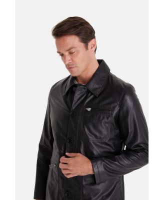 Men's Safari Coat, Black