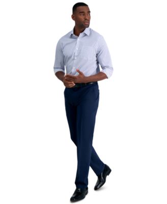 JMH Men's 4 Way Stretch Slim Fit Flat Front Dress Pant