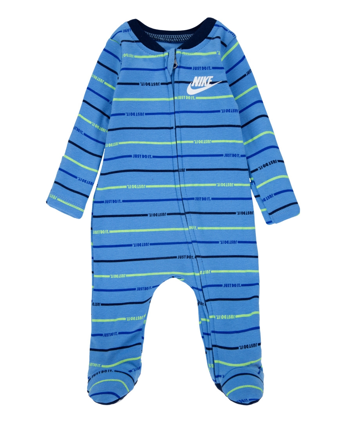 Nike Baby Boys And Girls Footed Coverall In University Blue