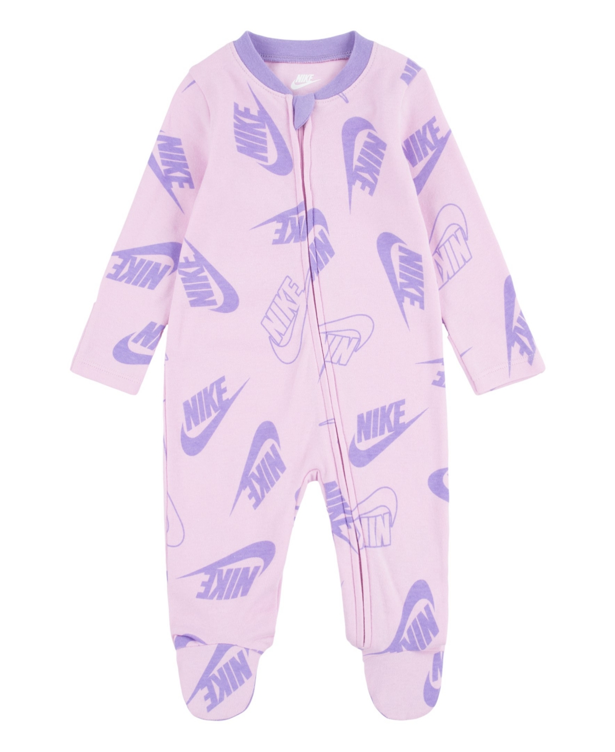 Nike Baby Boys And Girls Footed Coverall In Brght Pink