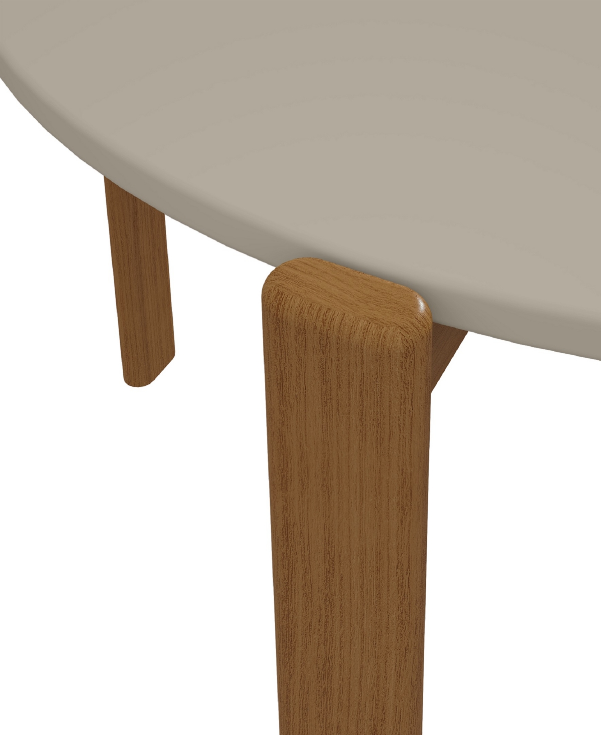 Manhattan Comfort Gales Medium Density Fiberboard Round Dining Table