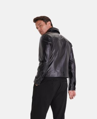 Men's Fashion Jacket, Nappa Black