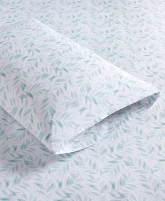 Printed Cotton Percale 4-Pc. Sheet Set, Queen