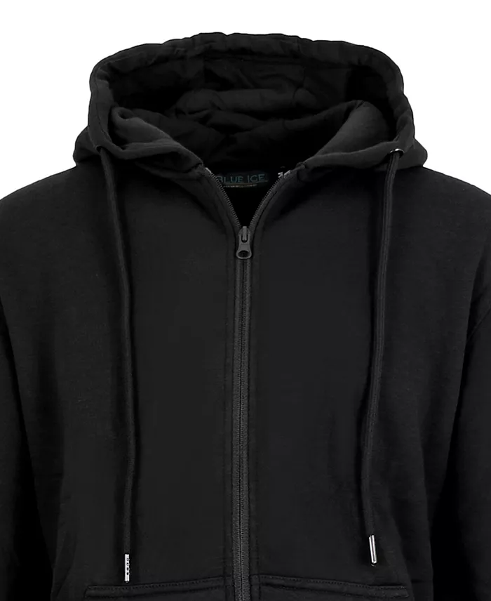 Men's Fleece-Lined Full-Zip Hoodie, Pack of 3 - thumbnail 3