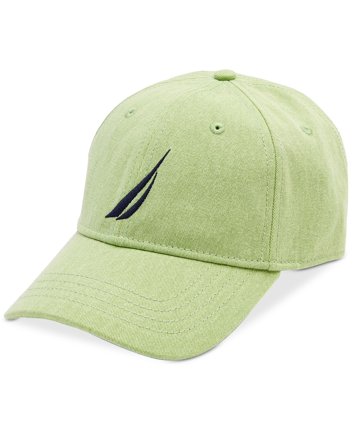 Nautica Men's Classic Logo Adjustable Cotton Baseball Cap Hat In Green