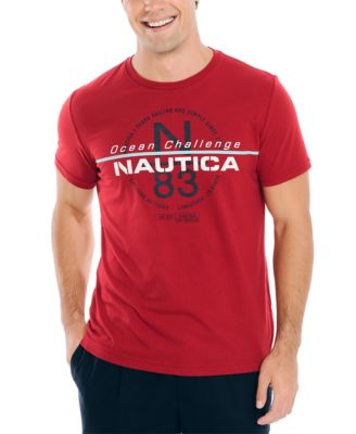 Nautica - Men's Ocean Challenge Classic-Fit Logo Graphic T-Shirt