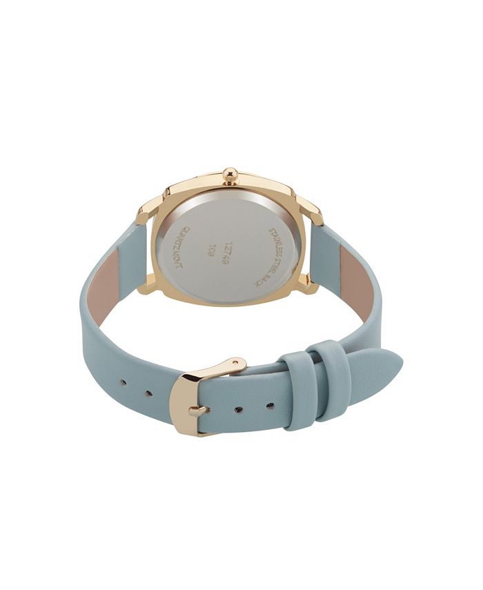 Jessica Carlyle Women's Analog Mint Leather Strap Plain Watch 34mm - Macy's
