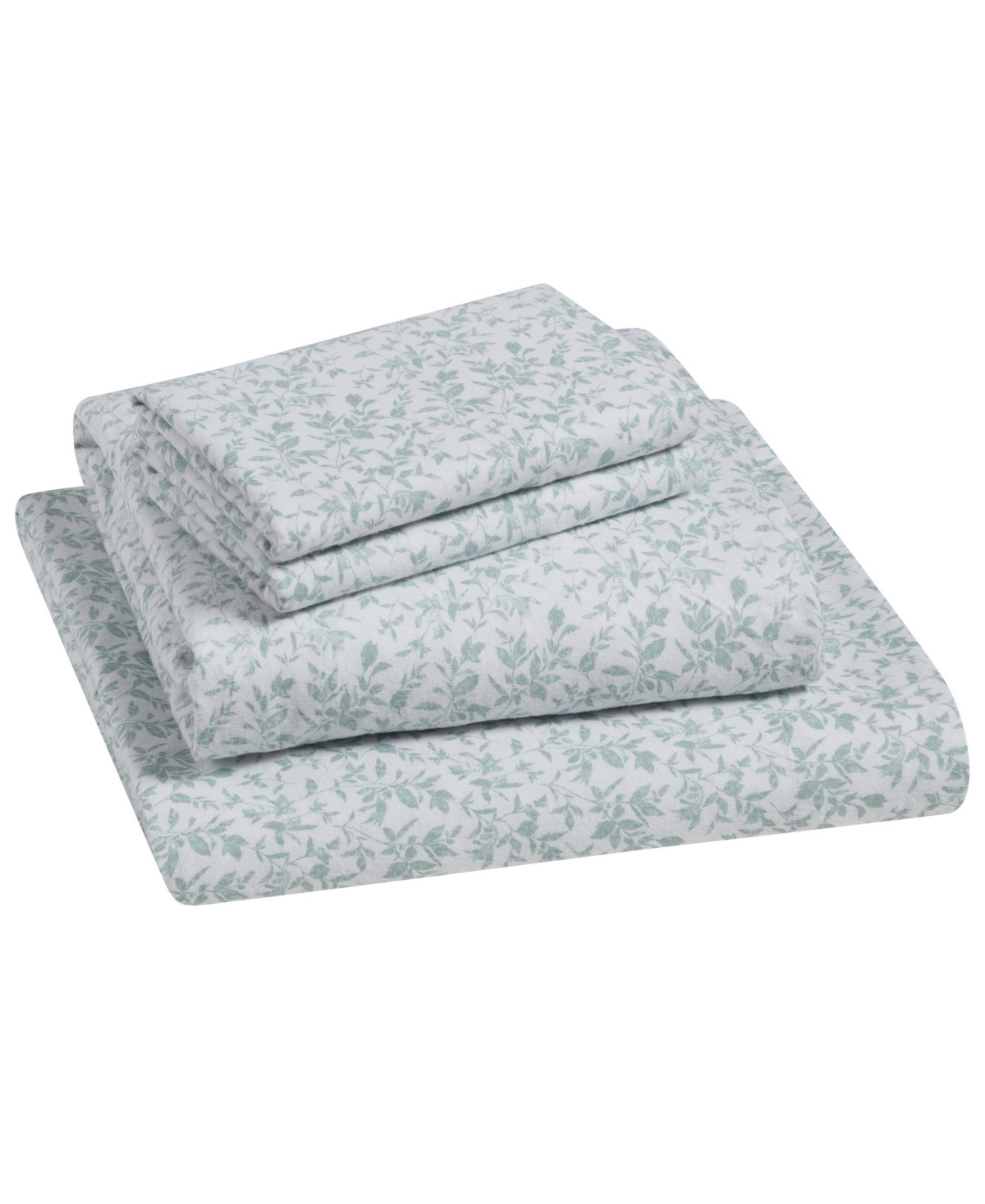 Tahari Home Flora 100% Cotton Flannel 4-pc. Sheet Set, King In Sage