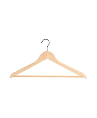 20pk Premium Wood Hotel Quality Regular Hanger - Natural