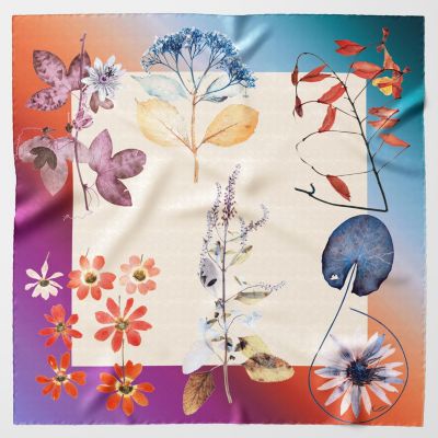 Cristina - Hand Rolled Silk Foulard for Women