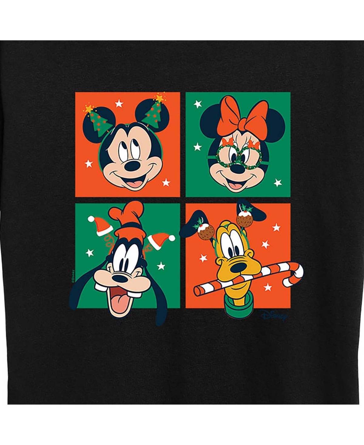 Hybrid Apparel Plus Size Disney Characters Graphic T-shirt In White